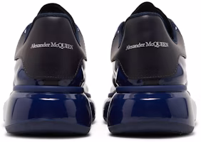 Alexander McQueen Oversized Sneaker 'Lux Gloss - Navy' Sepatu Mengkilap 727405W4RY14203 Details for Alexander McQueen Oversized Sneaker 'Lux Gloss - Navy' Sepatu Mengkilap 727405W4RY14203