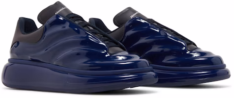 Alexander McQueen Oversized Sneaker 'Lux Gloss - Navy' Sepatu Mengkilap 727405W4RY14203 Cheap Alexander McQueen Oversized Sneaker 'Lux Gloss - Navy' Sepatu Mengkilap 727405W4RY14203