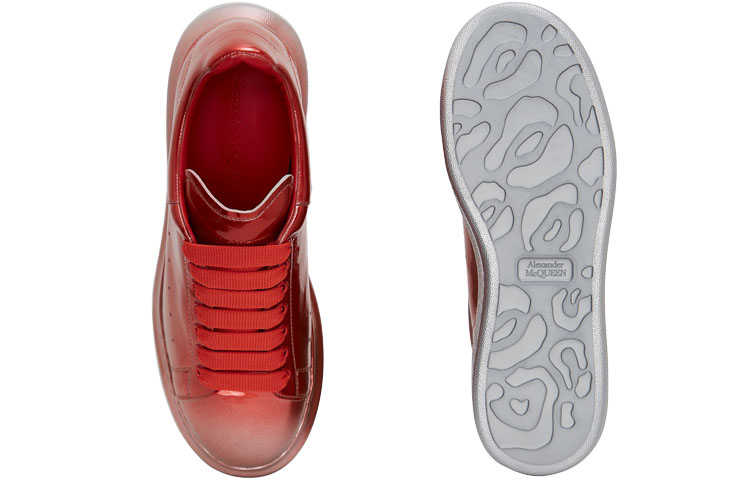 Shop Alexander McQueen Oversized Sneaker 'Semburan Metal Degrade' 604244-WHXF1-8166