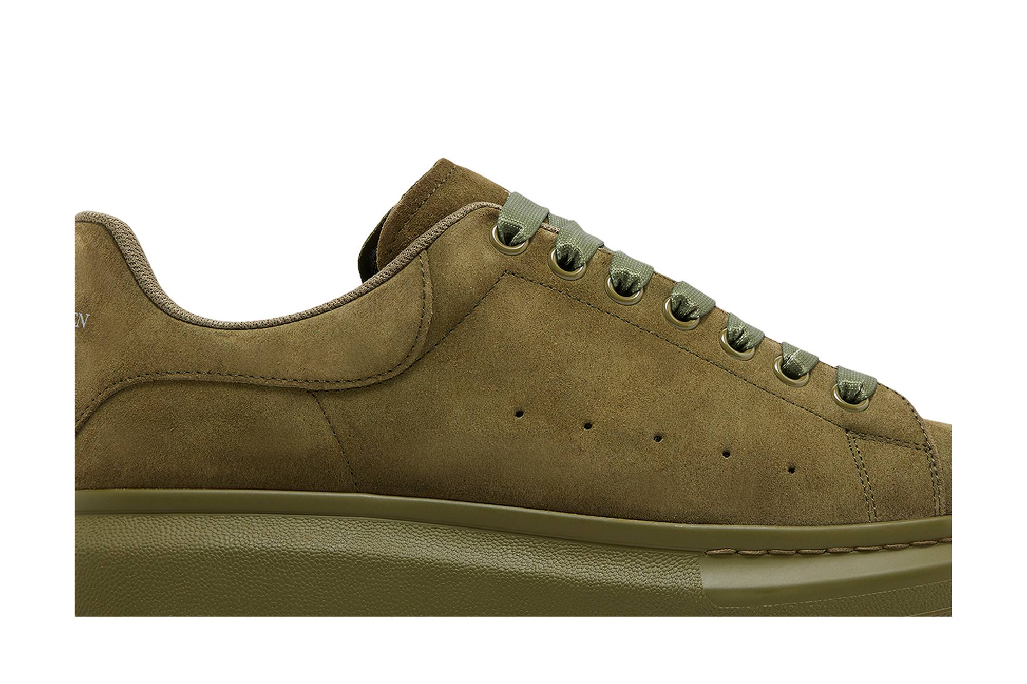 Order 亚历山大·麦昆厚底运动鞋“军绿色” 688520-WIA5L-3329