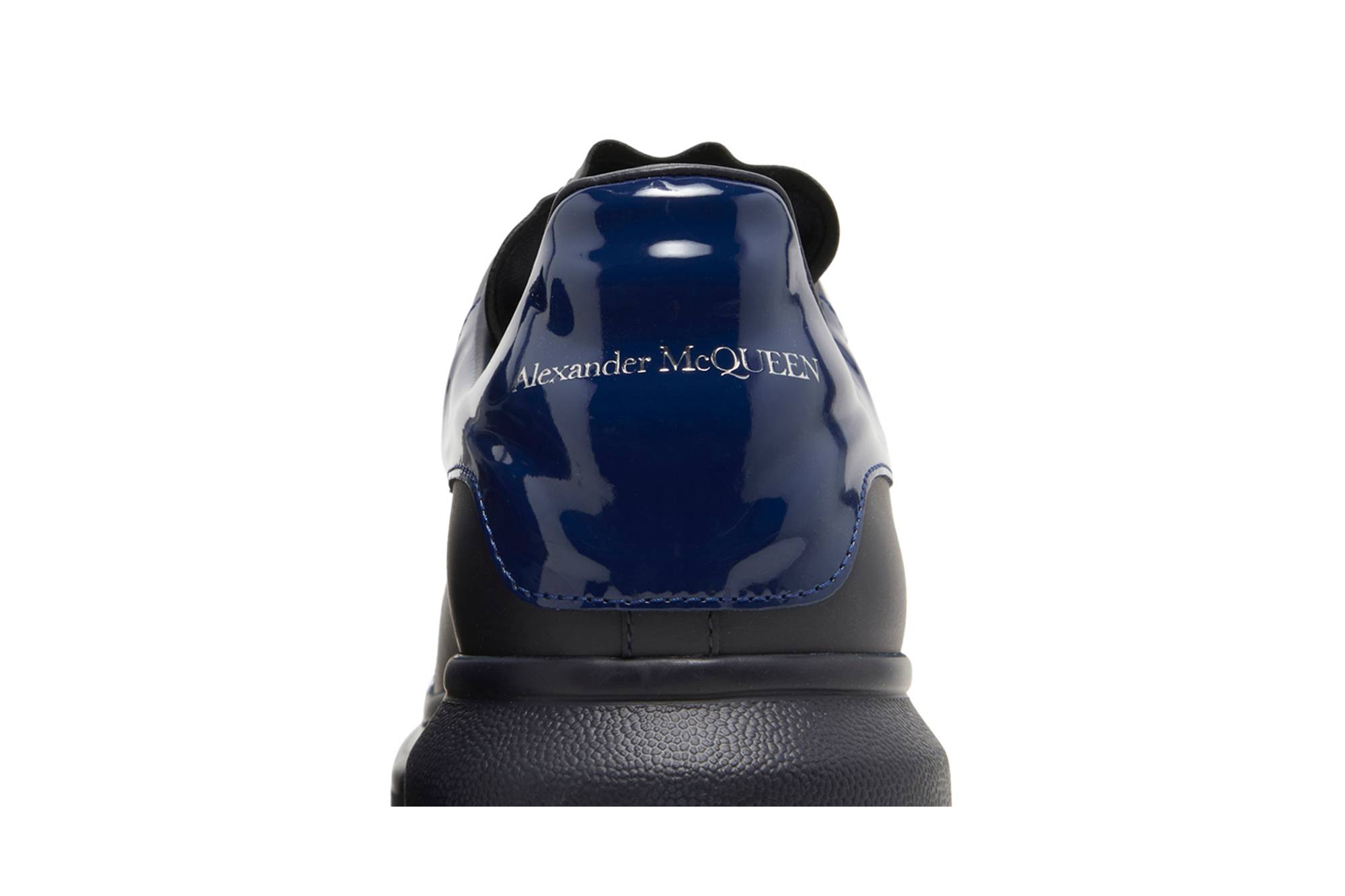 Sizing Alexander McQueen亞歷山大麥昆 皮革 繫帶 低筒 時尚板鞋 海軍藍