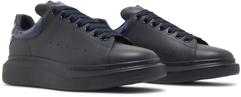 Alexander McQueen亞歷山大麥昆 皮革 繫帶 低筒 時尚板鞋 海軍藍 Cheap Alexander McQueen亞歷山大麥昆 皮革 繫帶 低筒 時尚板鞋 海軍藍