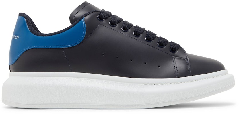 Alexander McQueen亞歷山大麥昆 牛皮 低筒繫帶 時尚板鞋 男款 黑藍色 Buy Alexander McQueen亞歷山大麥昆 牛皮 低筒繫帶 時尚板鞋 男款 黑藍色