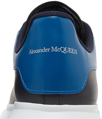 Alexander McQueen亞歷山大麥昆 牛皮 低筒繫帶 時尚板鞋 男款 黑藍色 Sizing Alexander McQueen亞歷山大麥昆 牛皮 低筒繫帶 時尚板鞋 男款 黑藍色