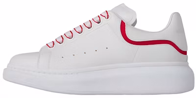 Alexander McQueen Oversized Sneaker 'New Tech Calf - White Red' 794506WIEEW9093 Alexander McQueen Oversized Sneaker 'New Tech Calf - White Red' 794506WIEEW9093