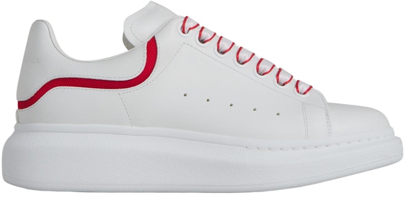 亞歷山大·麥昆皮革繫帶厚底板鞋男款白色 Order 亞歷山大·麥昆皮革繫帶厚底板鞋男款白色