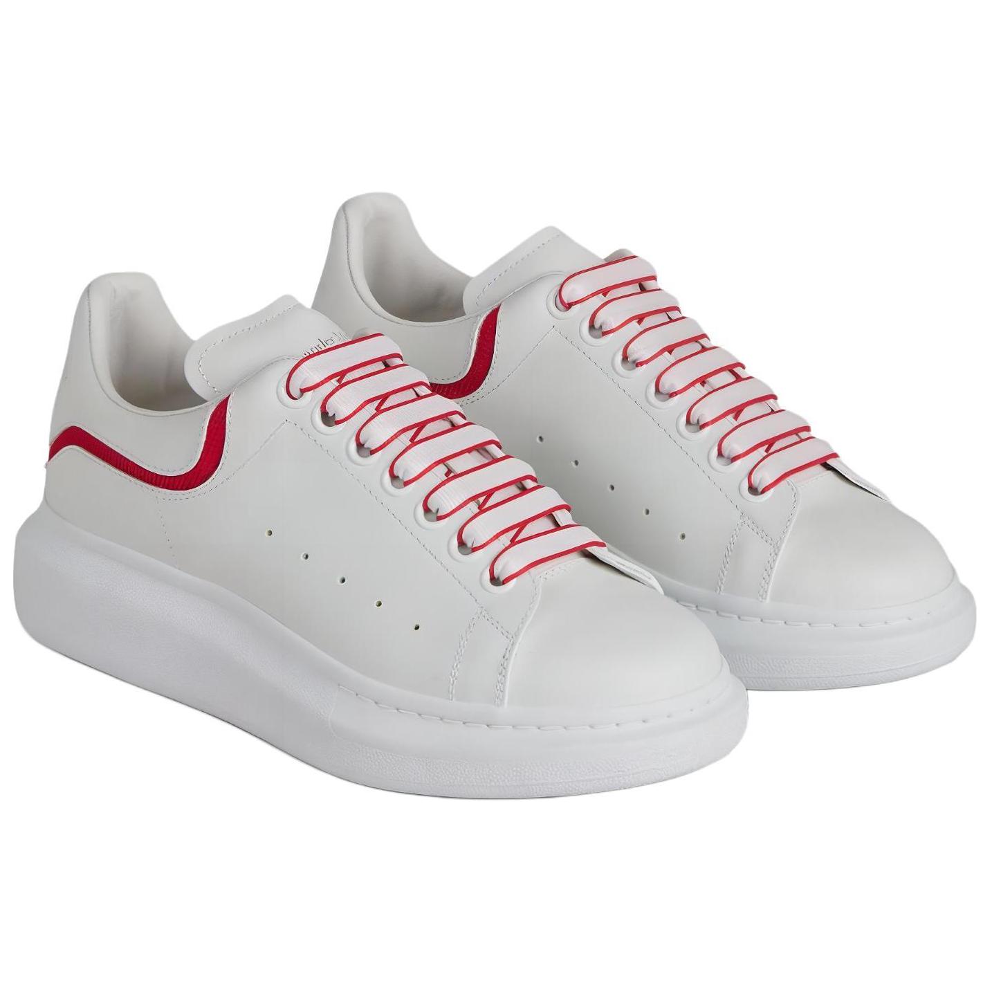 Shop Zapatillas Alexander McQueen Oversized 'New Tech Calf - Blanco Rojo' 794506WIEEW9093
