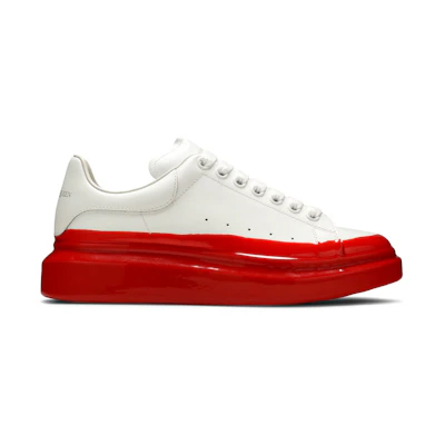 Alexander McQueen Oversized Sneaker 'Paint Dipped - White Lust Red'