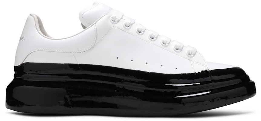 Alexander McQueen Oversized Sneaker 'Paint Dipped - White Black' 645864-WHZ4M-9061 Buy Alexander McQueen Oversized Sneaker 'Paint Dipped - White Black' 645864-WHZ4M-9061