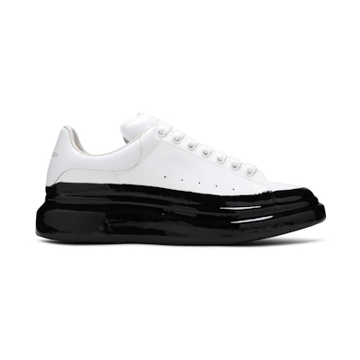 Alexander McQueen Oversized Sneaker 'Paint Dipped - White Black'