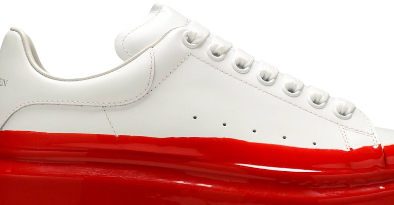 Alexander McQueen Sneaker Oversized 'Cat Kulit Putih Merah Lust' 645864-WHZ4M-9676 Order Alexander McQueen Sneaker Oversized 'Cat Kulit Putih Merah Lust' 645864-WHZ4M-9676
