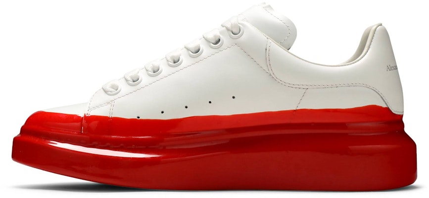 Alexander McQueen Sneaker Oversized 'Cat Kulit Putih Merah Lust' 645864-WHZ4M-9676 Lookbook Alexander McQueen Sneaker Oversized 'Cat Kulit Putih Merah Lust' 645864-WHZ4M-9676