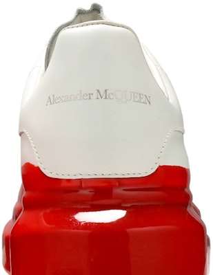 Alexander McQueen Sneaker Oversized 'Cat Kulit Putih Merah Lust' 645864-WHZ4M-9676 Sizing Alexander McQueen Sneaker Oversized 'Cat Kulit Putih Merah Lust' 645864-WHZ4M-9676