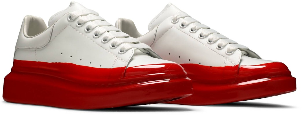 Alexander McQueen Sneaker Oversized 'Cat Kulit Putih Merah Lust' 645864-WHZ4M-9676 Cheap Alexander McQueen Sneaker Oversized 'Cat Kulit Putih Merah Lust' 645864-WHZ4M-9676