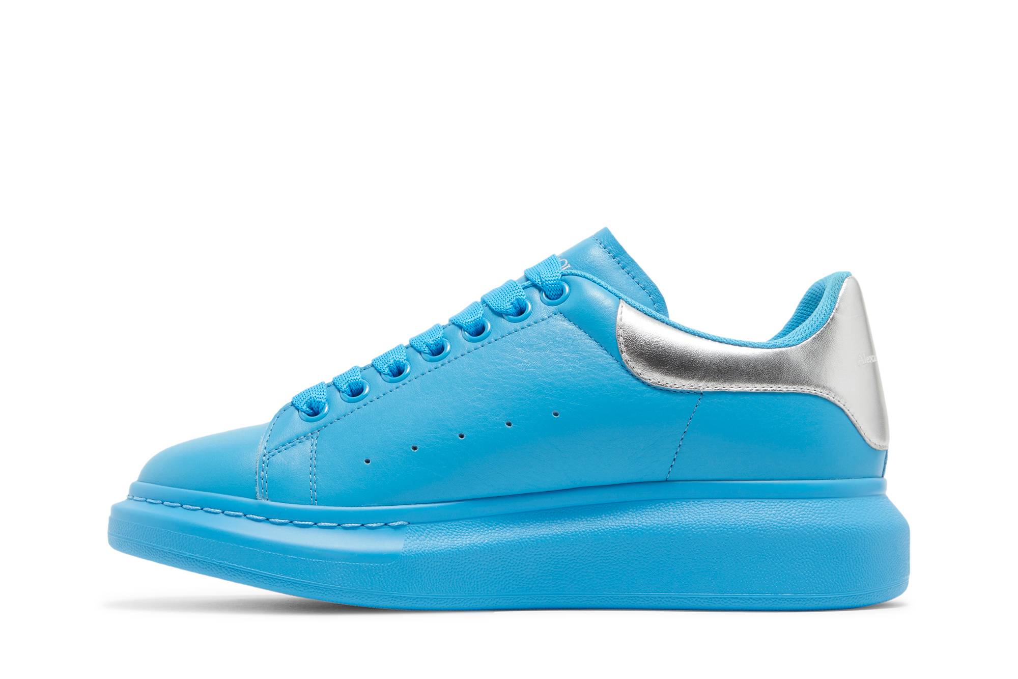 Lookbook Alexander McQueen Oversized Sneaker 'Painter Biru Perak' 634671-WIAG5-4448