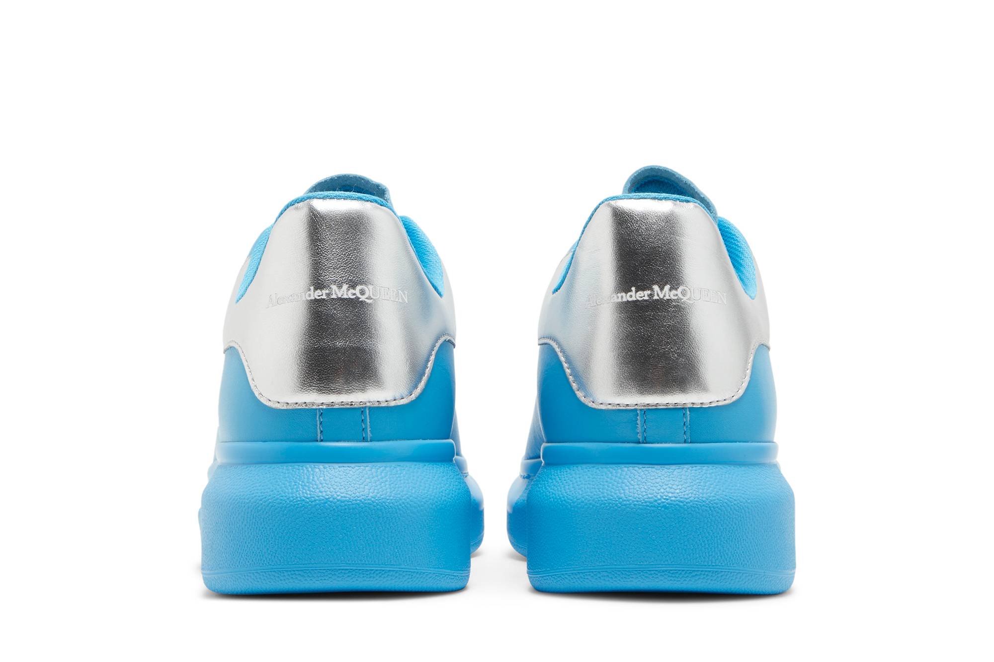 Details for Alexander McQueen Oversized Sneaker 'Painter Biru Perak' 634671-WIAG5-4448