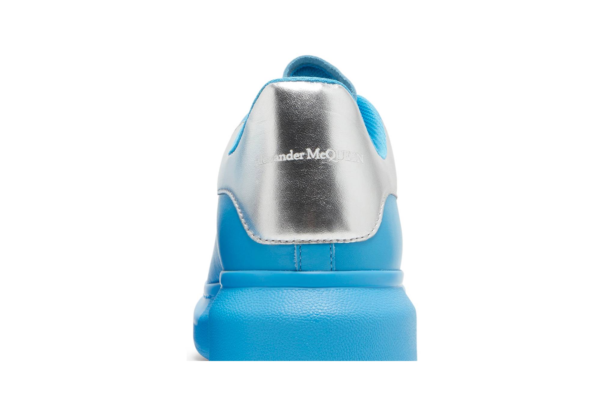Sizing Alexander McQueen Oversized Sneaker 'Painter Biru Perak' 634671-WIAG5-4448