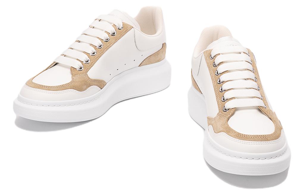 Shop Alexander McQueen Sneaker Oversized 'Panelled - Putih Beige' 757710WIBN29026