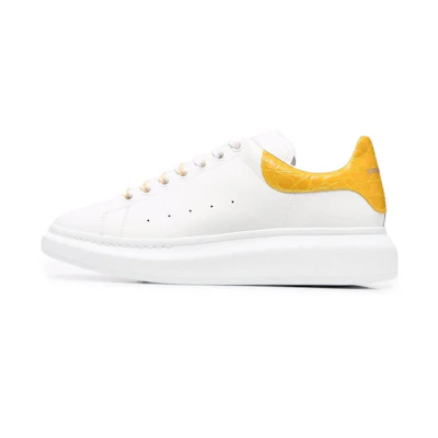 Alexander McQueen Oversized Sneaker 'Pop Yellow Crocodile'