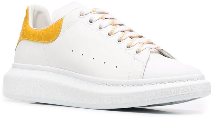 亞歷山大·麥昆 皮革 百搭 寬型 時尚板鞋 男款 白 Order 亞歷山大·麥昆 皮革 百搭 寬型 時尚板鞋 男款 白