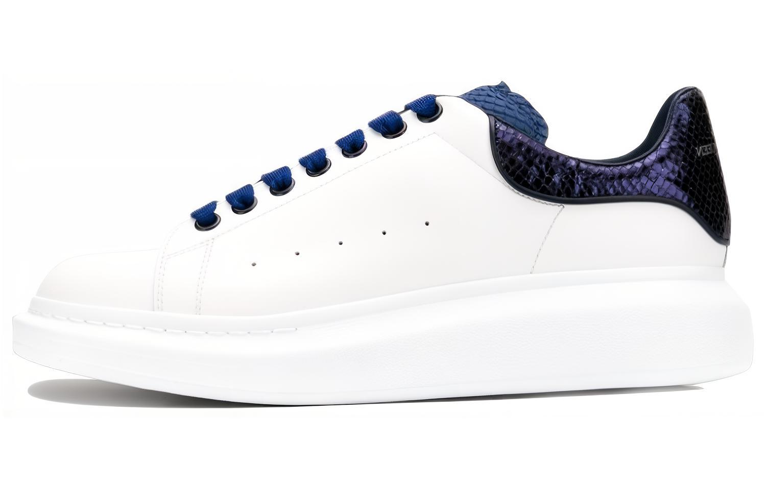 Buy 알렉산더 맥퀸 오버사이즈 스니커즈 '파이톤 네이비' 552064-WHTQ8-9095