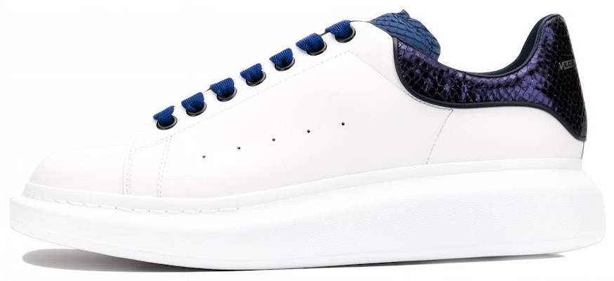 알렉산더 맥퀸 오버사이즈 스니커즈 '파이톤 네이비' 552064-WHTQ8-9095 Buy 알렉산더 맥퀸 오버사이즈 스니커즈 '파이톤 네이비' 552064-WHTQ8-9095