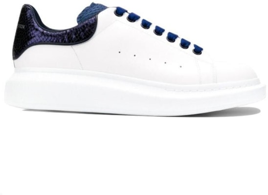 알렉산더 맥퀸 오버사이즈 스니커즈 '파이톤 네이비' 552064-WHTQ8-9095 Order 알렉산더 맥퀸 오버사이즈 스니커즈 '파이톤 네이비' 552064-WHTQ8-9095