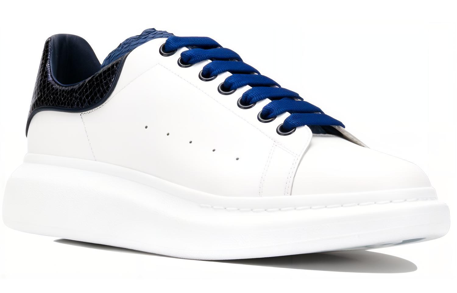 Lookbook 알렉산더 맥퀸 오버사이즈 스니커즈 '파이톤 네이비' 552064-WHTQ8-9095