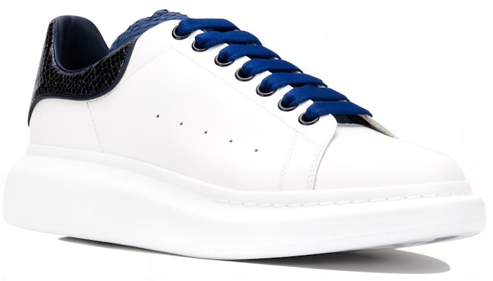 알렉산더 맥퀸 오버사이즈 스니커즈 '파이톤 네이비' 552064-WHTQ8-9095 Lookbook 알렉산더 맥퀸 오버사이즈 스니커즈 '파이톤 네이비' 552064-WHTQ8-9095