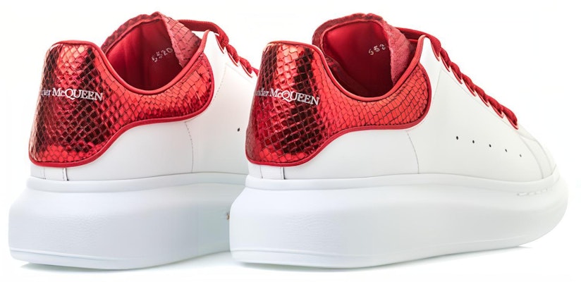 Alexander McQueen Oversized Sneaker 'Python Merah' 552064-WHTQ8-9093 Shop Alexander McQueen Oversized Sneaker 'Python Merah' 552064-WHTQ8-9093