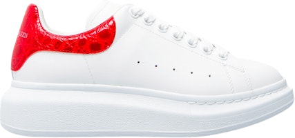 Alexander McQueen Oversized Sneaker 'Red Crocodile' 625162-WHYB8-9676 Alexander McQueen Oversized Sneaker 'Red Crocodile' 625162-WHYB8-9676