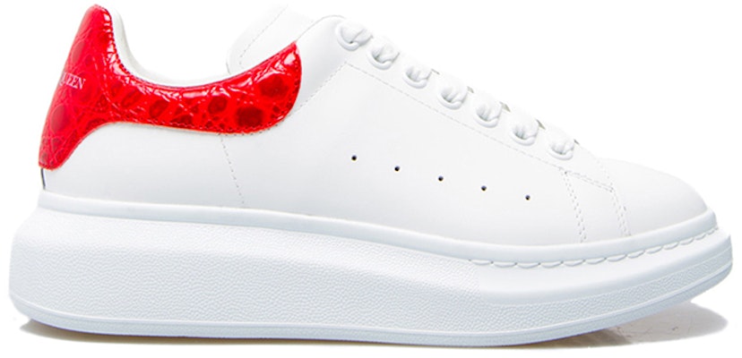 Alexander McQueen Sepatu Oversized 'Red Crocodile' 625162-WHYB8-9676 Order Alexander McQueen Sepatu Oversized 'Red Crocodile' 625162-WHYB8-9676