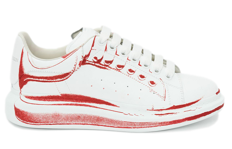 Order 亚历山大·麦昆 红白厚底运动鞋 662642WIA4Q9676