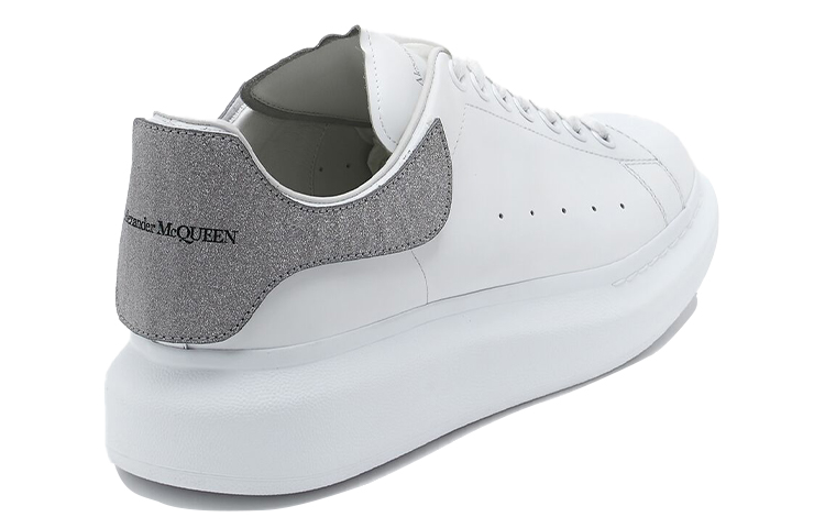 Shop Zapatillas Alexander McQueen Oversized 'Parche Velcro Removible - Blanco' 625161-WHYB7-9129