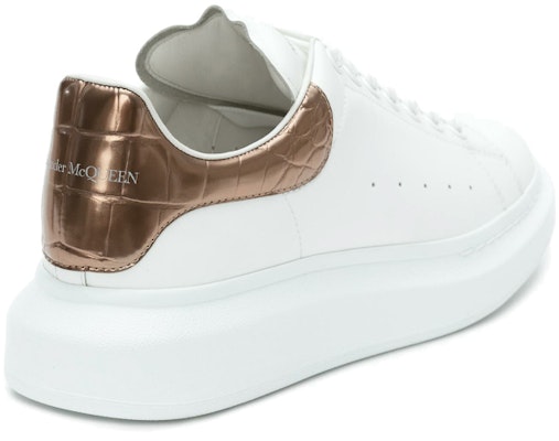 Alexander McQueen Oversized Sneaker 'Rose Gold Crocodile' 625162WHYBQ9053 Purchase Alexander McQueen Oversized Sneaker 'Rose Gold Crocodile' 625162WHYBQ9053