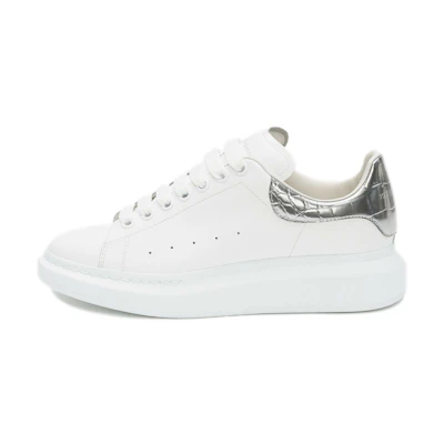Alexander McQueen Oversized Sneaker 'Silver Crocodile'