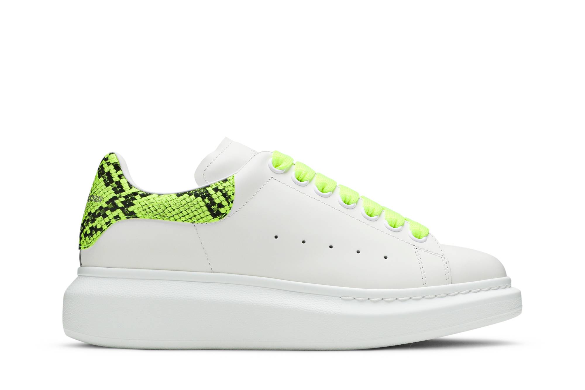 Buy (W) Alexander McQueen Oversized Sneaker 'Motif Ular - Putih Kuning' 553770-WHX9M-9179