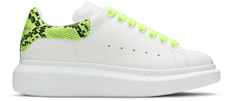 (W) アレキサンダー・マックイーン オーバーサイズスニーカー スネーク (白/黄) 553770-WHX9M-9179 Buy (W) アレキサンダー・マックイーン オーバーサイズスニーカー スネーク (白/黄) 553770-WHX9M-9179