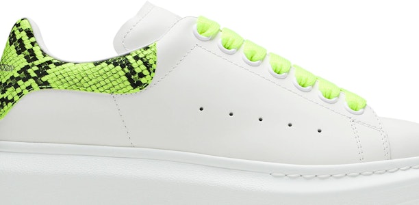 (W) Alexander McQueen Oversized Sneaker 'Motif Ular - Putih Kuning' 553770-WHX9M-9179 Order (W) Alexander McQueen Oversized Sneaker 'Motif Ular - Putih Kuning' 553770-WHX9M-9179