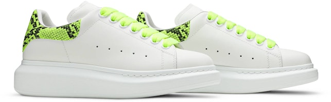 (W) アレキサンダー・マックイーン オーバーサイズスニーカー スネーク (白/黄) 553770-WHX9M-9179 Cheap (W) アレキサンダー・マックイーン オーバーサイズスニーカー スネーク (白/黄) 553770-WHX9M-9179