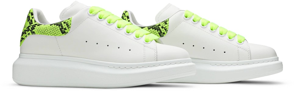 (W) Alexander McQueen Oversized Sneaker 'Motif Ular - Putih Kuning' 553770-WHX9M-9179 Cheap (W) Alexander McQueen Oversized Sneaker 'Motif Ular - Putih Kuning' 553770-WHX9M-9179