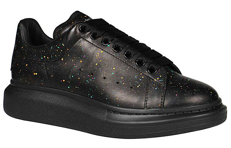 Alexander McQueen Oversized Sneaker 'Starry Splatter Night Sky Black' 圖 3
