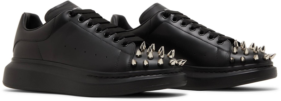 亚历山大麦昆镶钉黑色厚底运动鞋 705807-WHTQQ-1081 Cheap 亚历山大麦昆镶钉黑色厚底运动鞋 705807-WHTQQ-1081