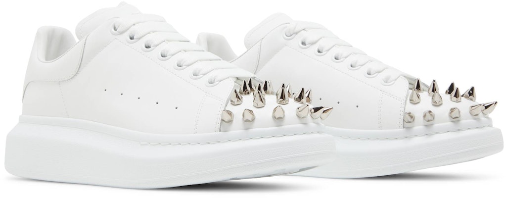 Alexander McQueen Oversized Sneaker 'Studded - Putih Perak' 705807-WHTQQ-9071 Cheap Alexander McQueen Oversized Sneaker 'Studded - Putih Perak' 705807-WHTQQ-9071