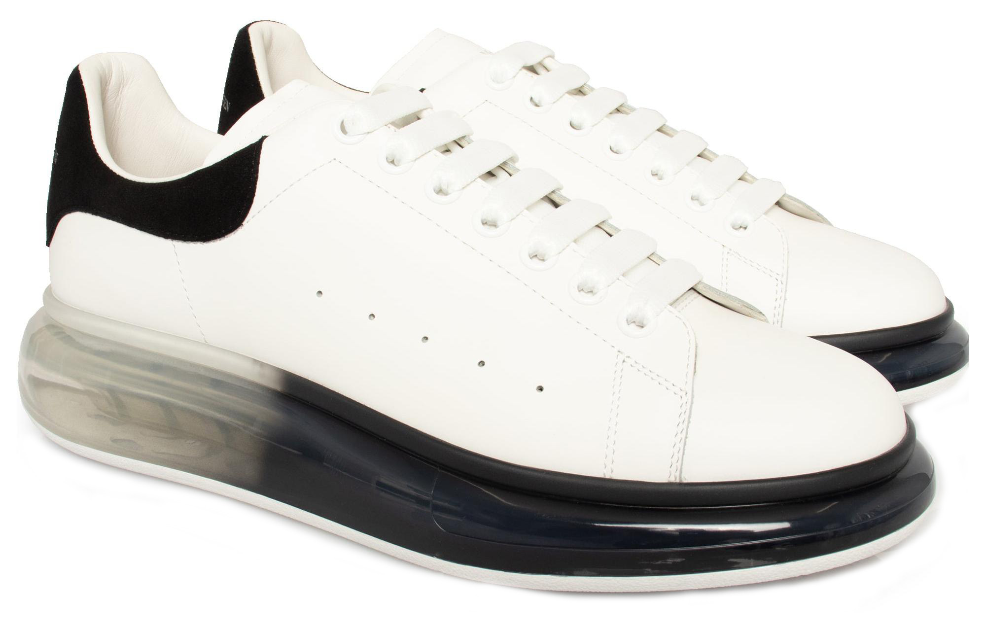 Lookbook 亞歷山大·麥昆亞歷山大·麥昆 皮革 系帶 時尚板鞋 白色