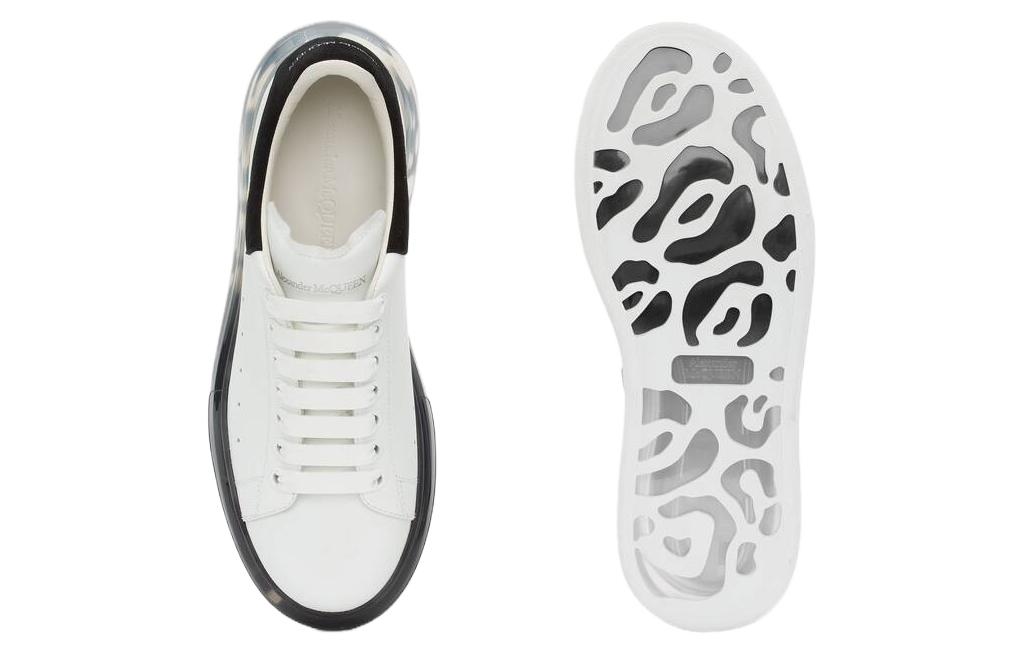 Details for 亞歷山大·麥昆亞歷山大·麥昆 皮革 系帶 時尚板鞋 白色