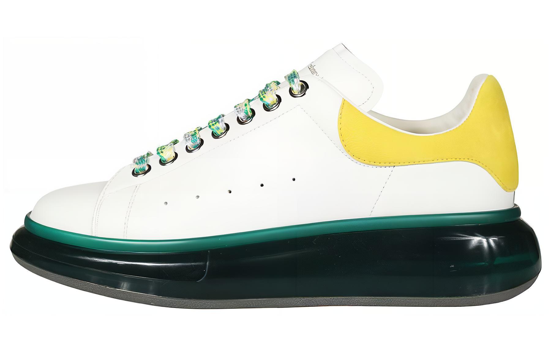 Buy 亚历山大麦昆 透明黄绿 厚底运动鞋 604232-WHXMA-9434