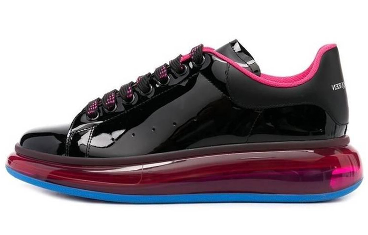 Buy Alexander McQueen Sepatu Oversized 'Sole Transparan - Hitam Pink' 662657-WIA3A-1534