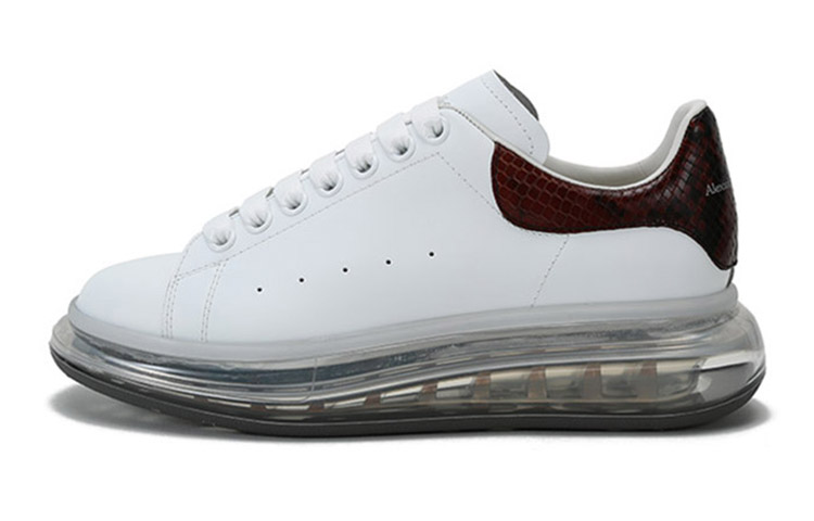 Alexander McQueen Oversized Sneaker 'Transparent Sole - Walnut Snakeskin' 645872-WHZ4P-9574
