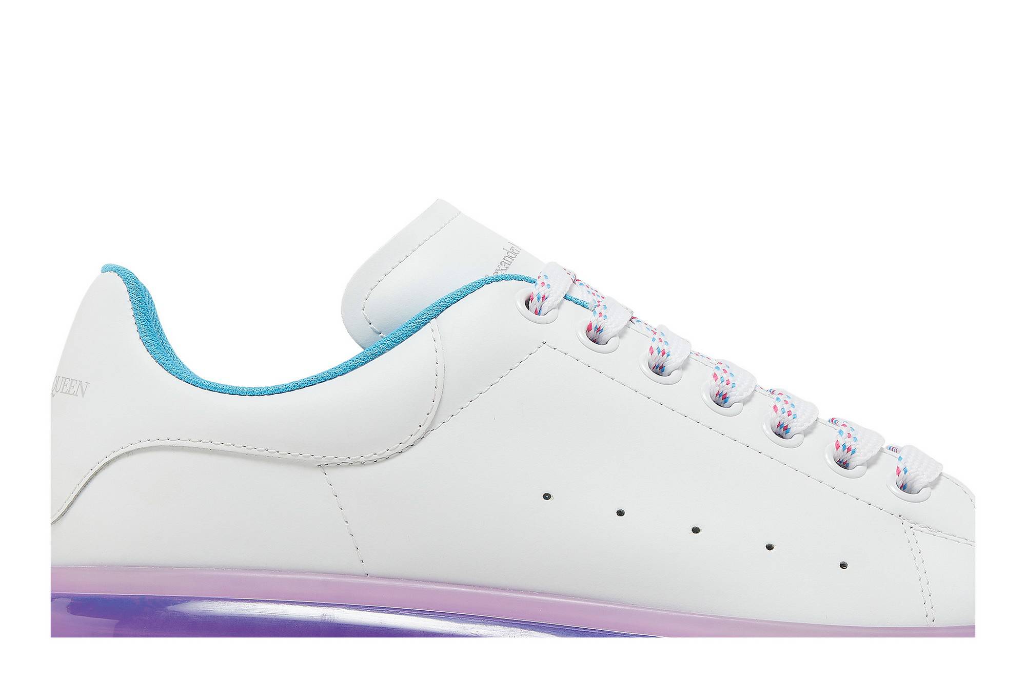 Order Alexander McQueen Sneaker Oversized 'Sole Transparan - Putih Ungu' 662657-WHYBY-9468